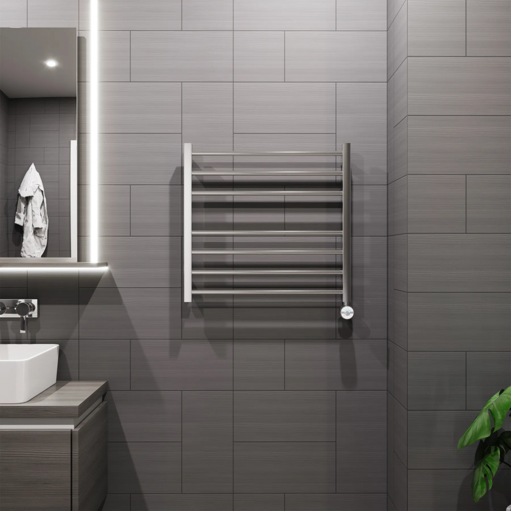 Полотенцесушитель электрический Grota Eco Classic 630x600 хром матовый