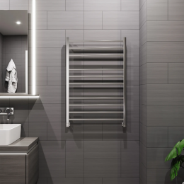Полотенцесушитель водяной Grota Eco Classic 630x900 хром матовый
