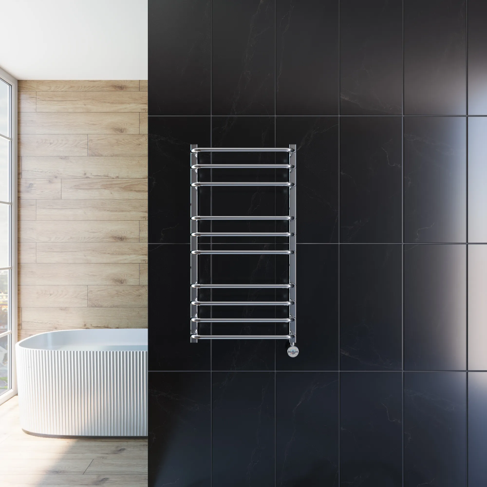 Полотенцесушитель электрический Grota Eco Forte 480x900 хром глянцевый