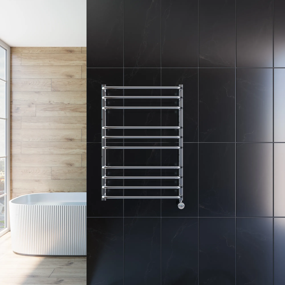 Полотенцесушитель электрический Grota Eco Forte 630x900 хром глянцевый