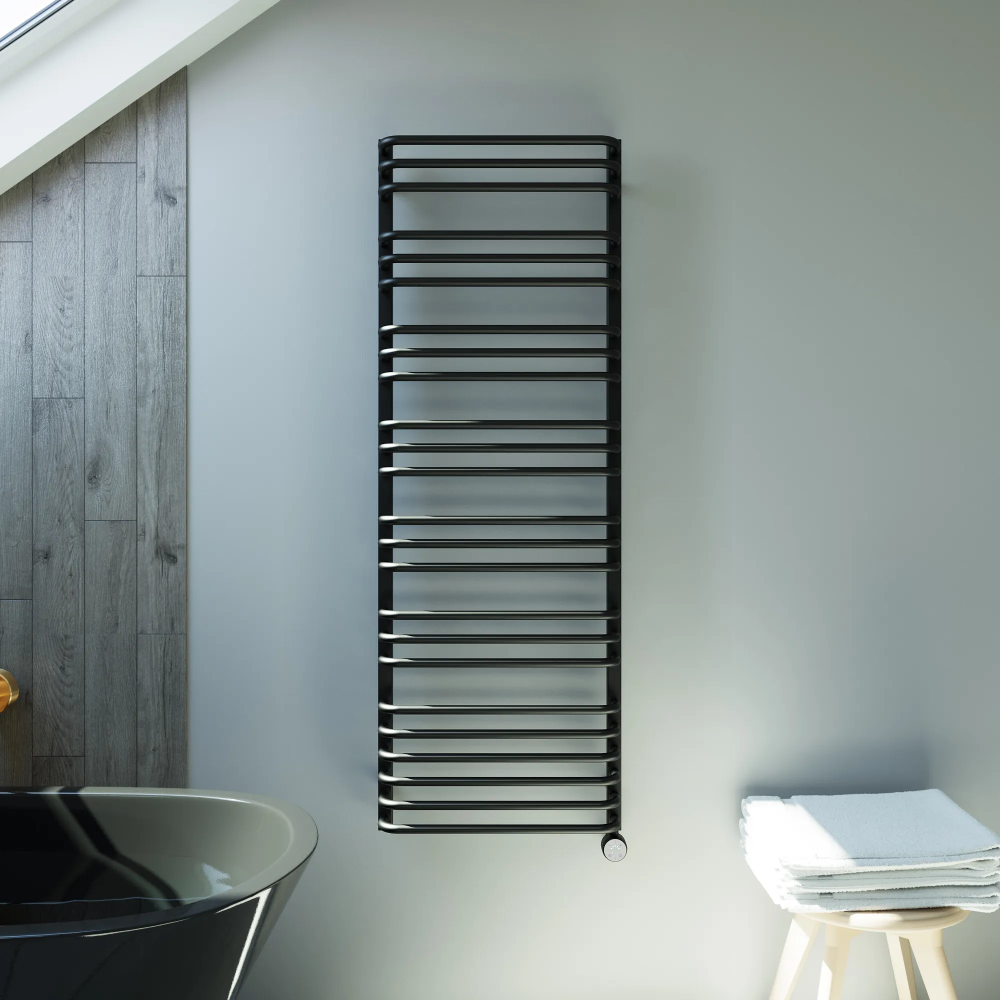 Полотенцесушитель электрический Grota Forte 530x1500 черный