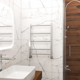 Полотенцесушитель водяной Grota Simple 430х600 хром глянцевый