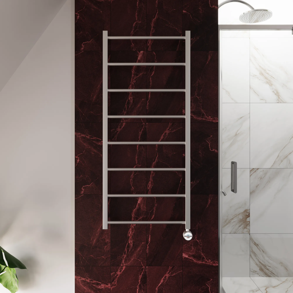 Полотенцесушитель электрический Grota Simple 530x1200 хром матовый