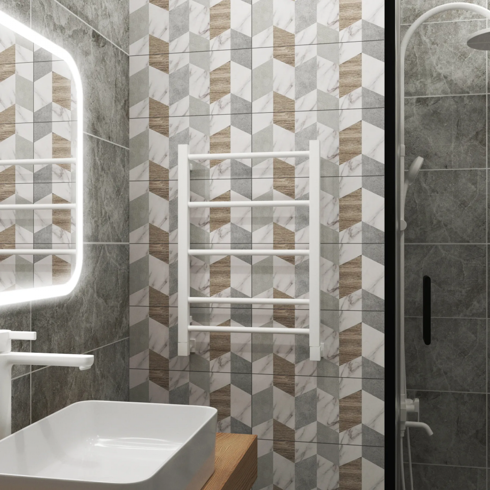 Полотенцесушитель водяной Grota Simple 430x600 белый