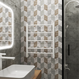 Полотенцесушитель водяной Grota Simple 530x600 белый