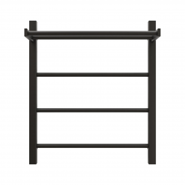 Полотенцесушитель водяной Grota  Simple P с полкой 530x600 черный