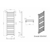 Полотенцесушитель водяной Grota Grande 550x1640 белый