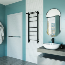 Полотенцесушитель электрический Grota Alto 430х1200 черный