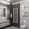 Полотенцесушитель водяной Grota Classic 530x1500 белый