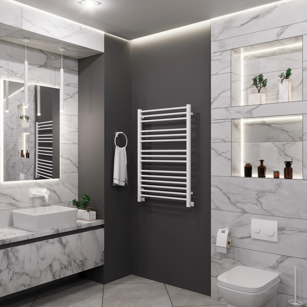 Полотенцесушитель водяной Grota Classic 630x900 белый