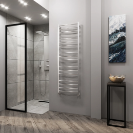 Полотенцесушитель водяной Grota Eco Calma 480x1500 хром матовый