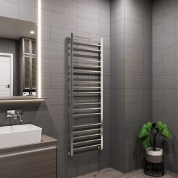 Полотенцесушитель водяной Grota Eco Classic 530x1575 хром матовый