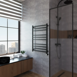 Полотенцесушитель электрический Grota Estro 630x900 черный