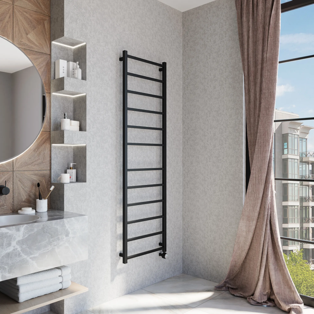 Полотенцесушитель электрический Grota Moda 530x1800 черный