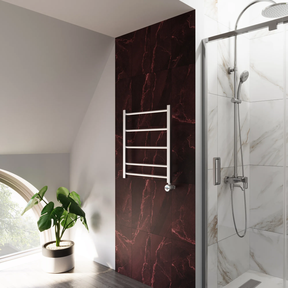 Полотенцесушитель электрический Grota Simple 530x600 хром матовый