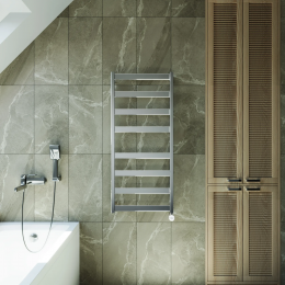 Полотенцесушитель электрический Grota Brezza 530x1200 хром глянцевый