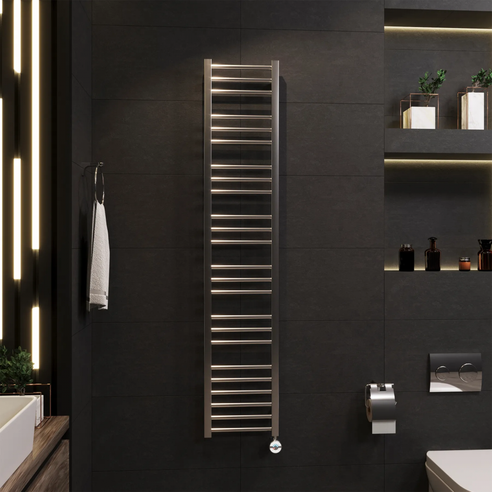 Полотенцесушитель электрический Grota Classic 300x1500 хром матовый
