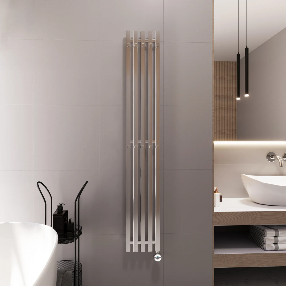 Полотенцесушитель электрический Grota Corsa 230х1500 хром глянцевый