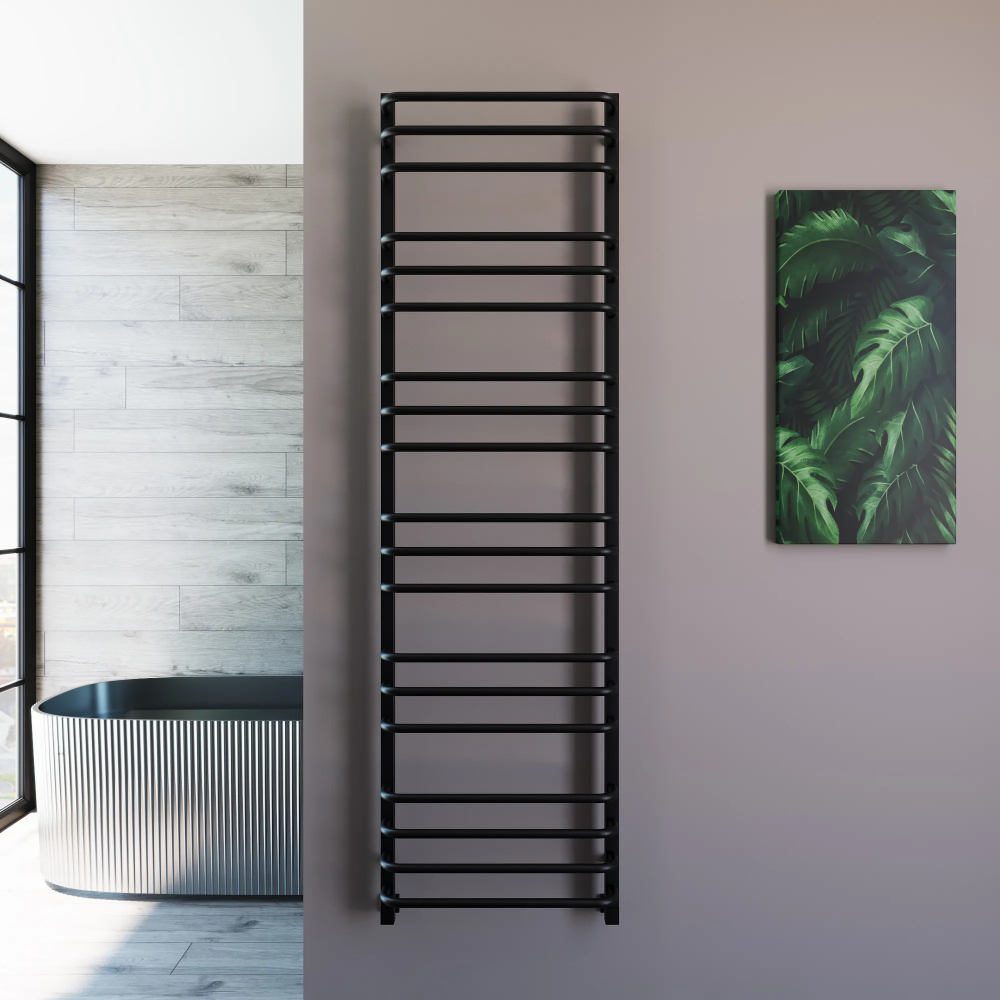 Полотенцесушитель водяной Grota Eco Forte 530x1800 черный