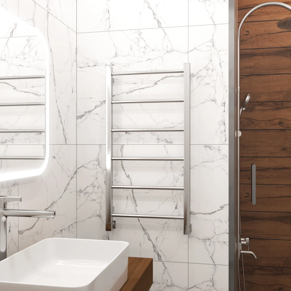 Полотенцесушитель водяной Grota Simple 430х800 хром глянцевый