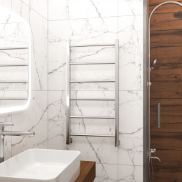 Полотенцесушитель водяной Grota Simple 430х800 хром глянцевый