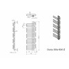 Полотенцесушитель электрический Grota Stelle 500x1500/r белый
