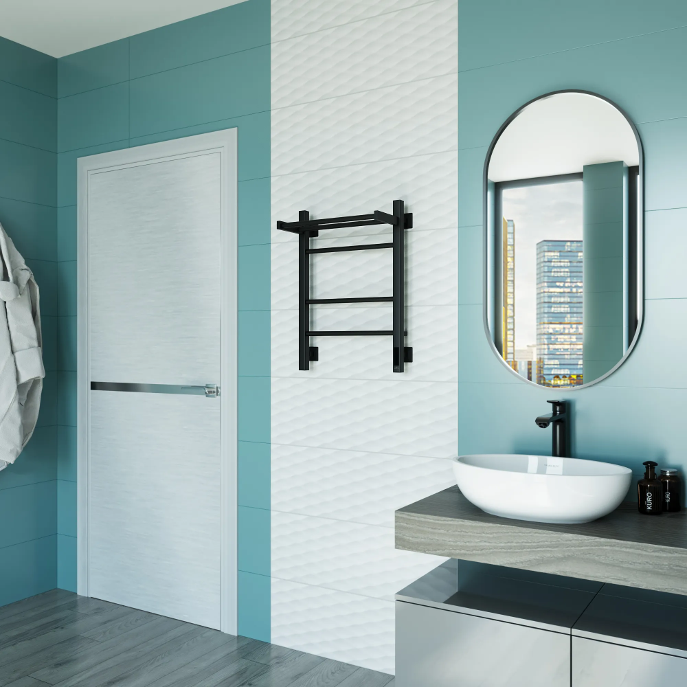 Полотенцесушитель электрический Grota Alto 430х600 черный