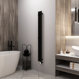 Полотенцесушитель электрический Grota Corsa 130х1500 черный