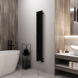 Полотенцесушитель водяной Grota Corsa 230х1500 черный