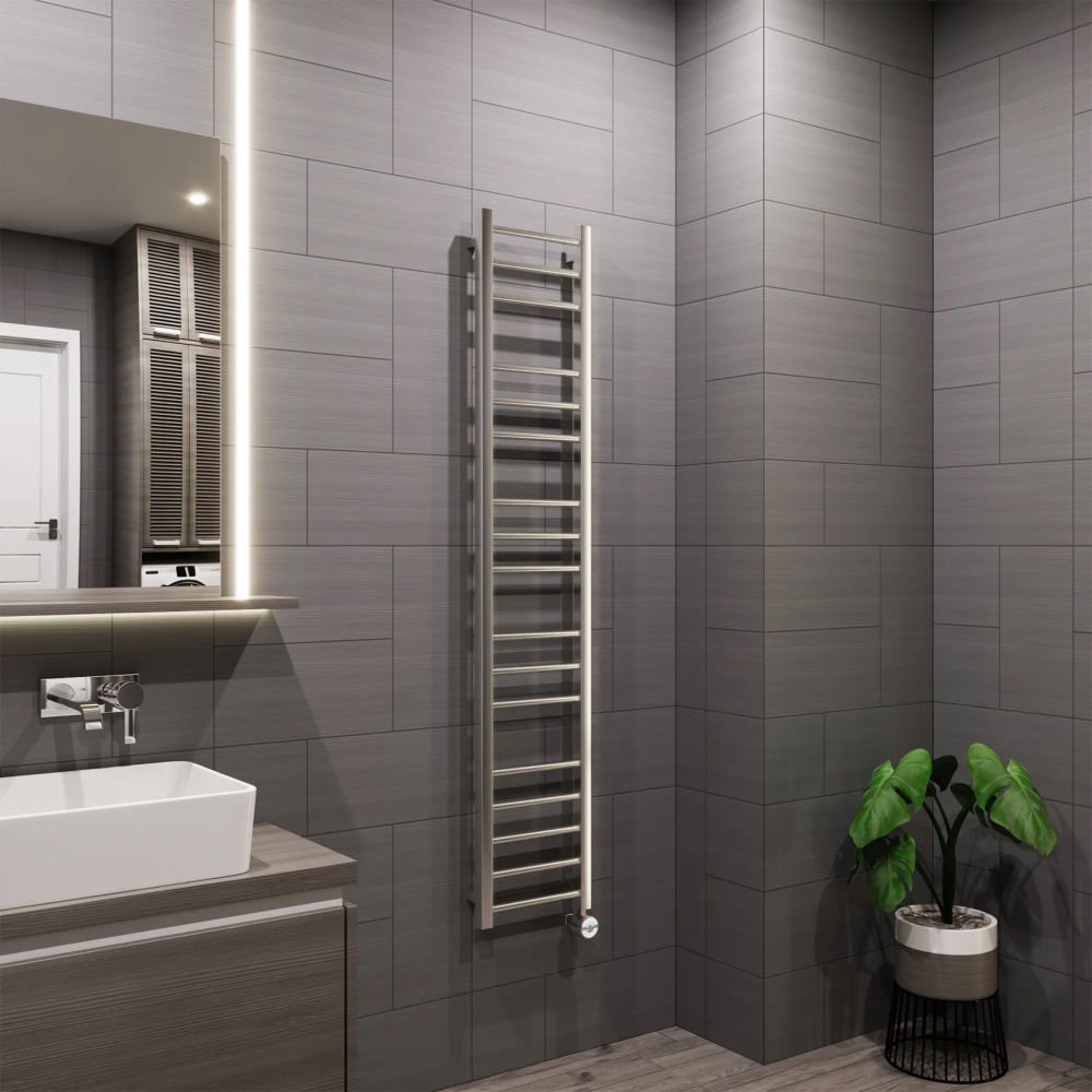 Полотенцесушитель электрический Grota Eco Classic 300x1575 хром матовый