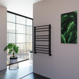 Полотенцесушитель водяной Grota Eco Forte 630x900 черный