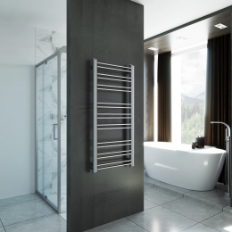 Полотенцесушитель водяной Grota Grande 550x1220 хром матовый