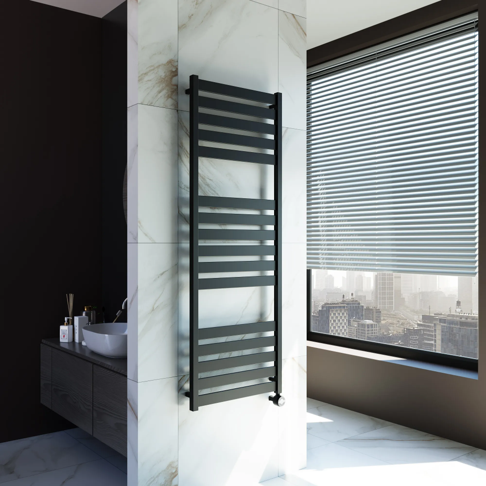 Полотенцесушитель электрический Grota Lux 530x1500 черный