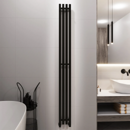 Полотенцесушитель водяной Grota Corsa 180х1800 черный