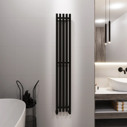 Полотенцесушитель водяной Grota Corsa 230х1500 черный