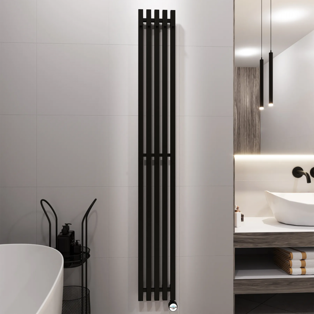 Полотенцесушитель электрический Grota Corsa 230х1800 черный