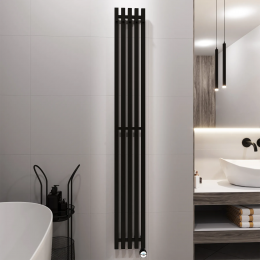 Полотенцесушитель электрический Grota Corsa 230х1800 черный