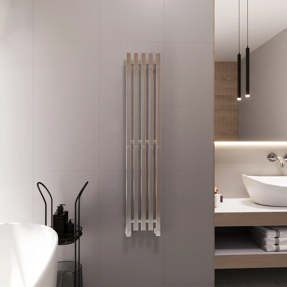 Полотенцесушитель водяной Grota Corsa 230х1200 хром глянцевый