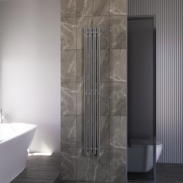 Полотенцесушитель водяной Grota Corsa 180х1500 хром матовый