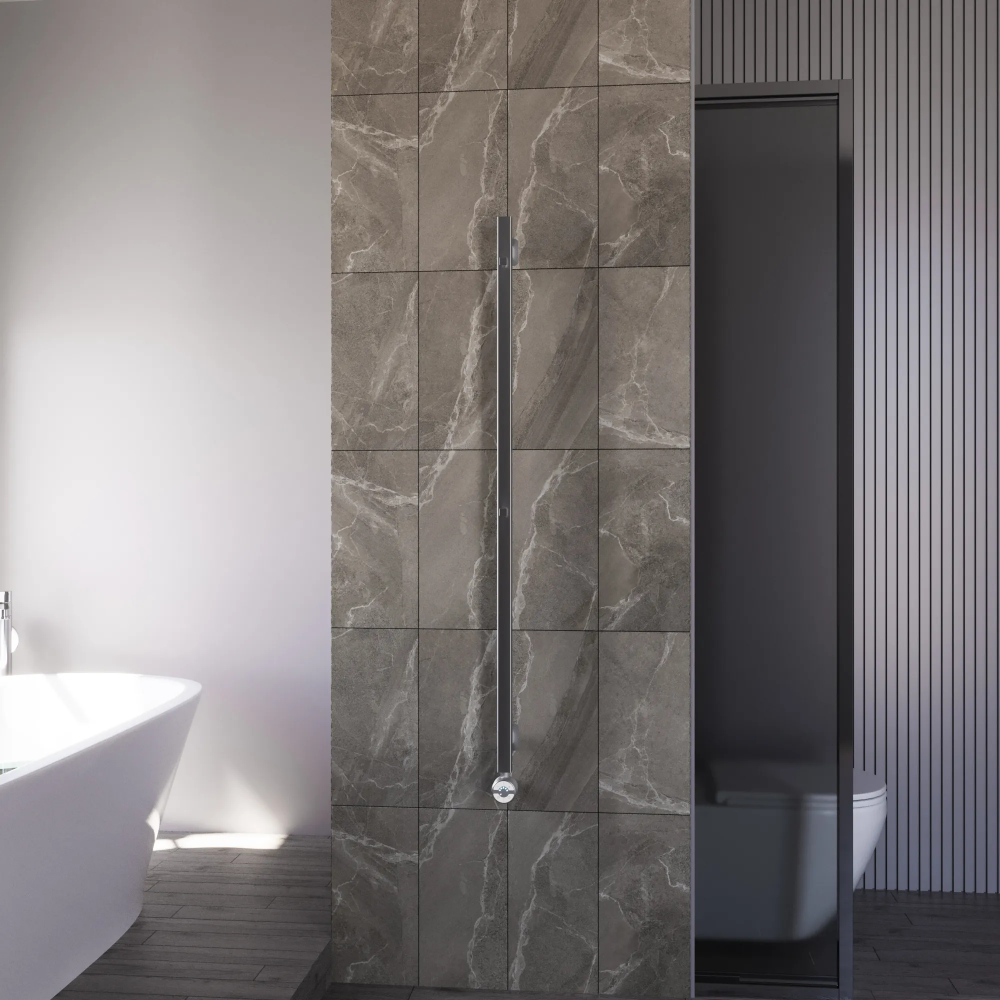 Полотенцесушитель электрический Grota Corsa 30х1200 хром матовый