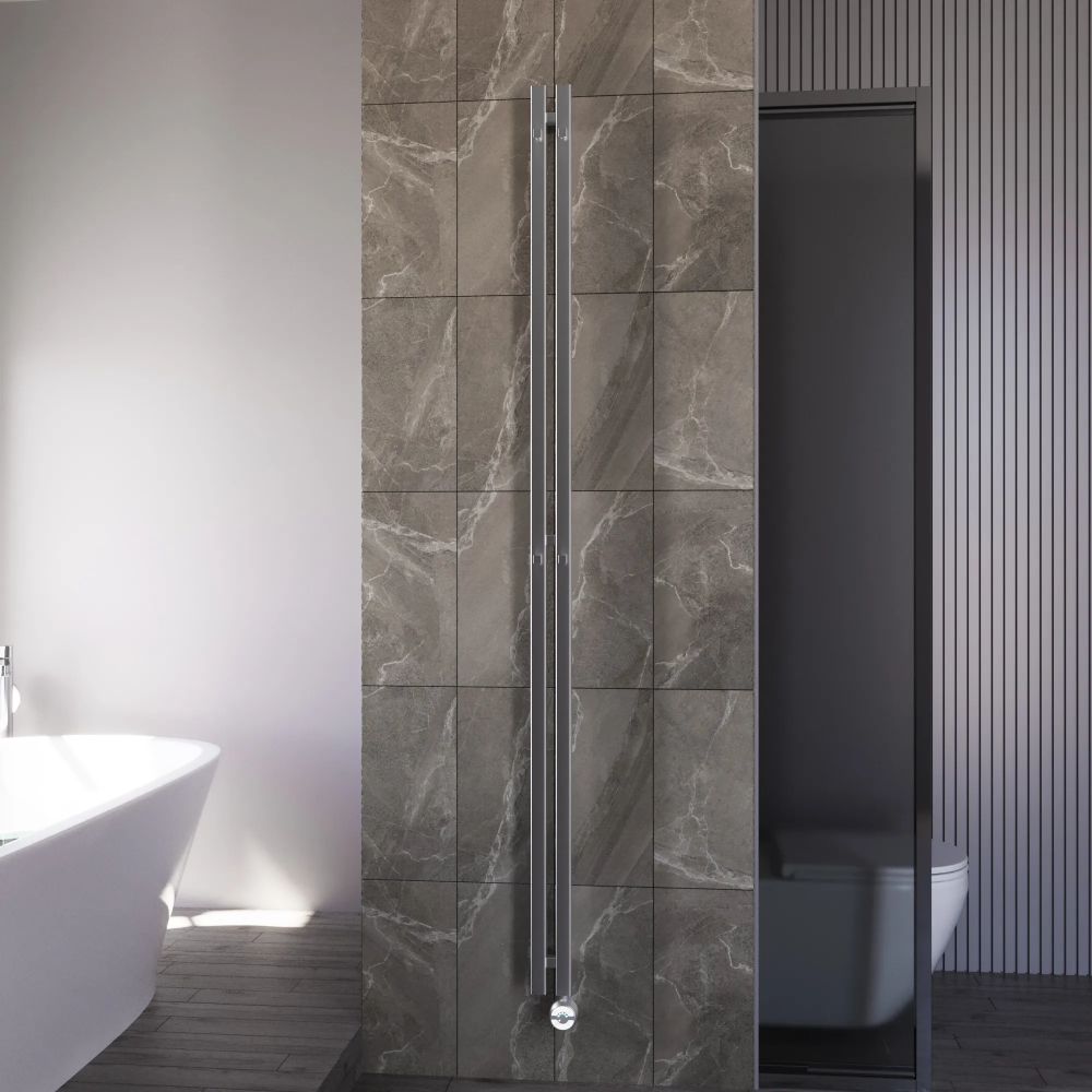 Полотенцесушитель электрический Grota Corsa 80х1800 хром матовый