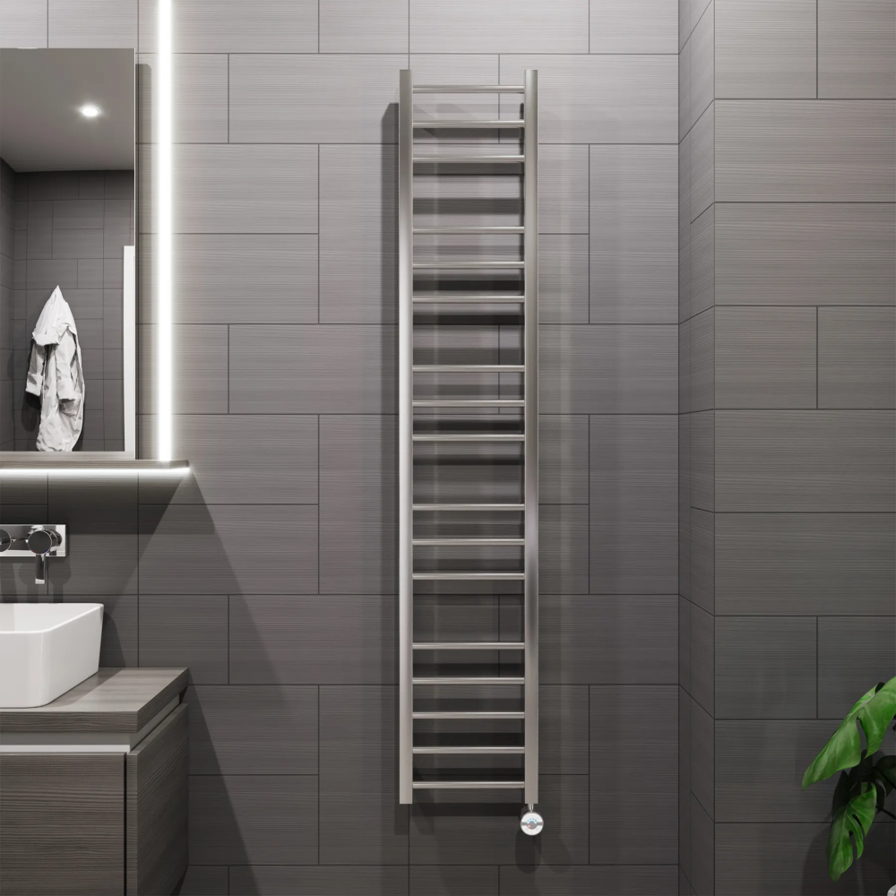 Полотенцесушитель электрический Grota Eco Classic 300x1575 хром матовый