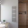 Полотенцесушитель электрический Grota Estro 300x1200 хром матовый