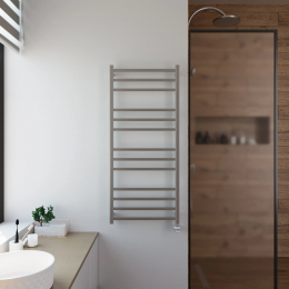 Полотенцесушитель электрический Grota Estro 530x1200 хром матовый