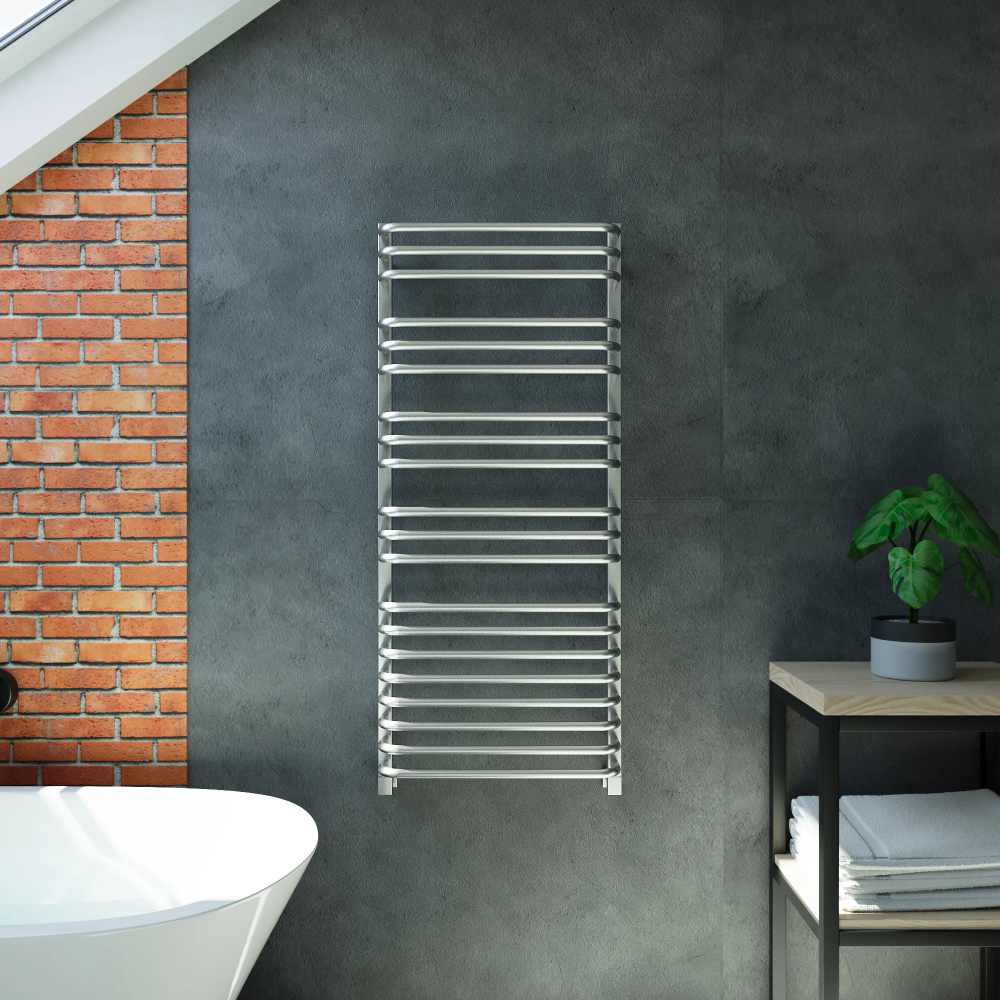 Полотенцесушитель водяной Grota Forte 530x1200 хром матовый