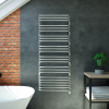 Полотенцесушитель электрический Grota Forte 630x1500 хром матовый