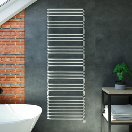 Полотенцесушитель электрический Grota Forte 630x1800 хром матовый