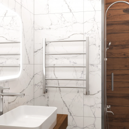Полотенцесушитель водяной Grota Simple 530х600 хром глянцевый