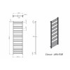 Полотенцесушитель электрический Grota Classic 480x1500 хром глянцевый