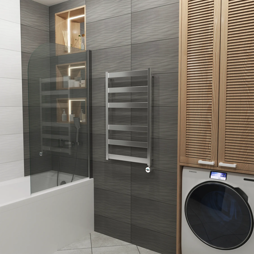 Полотенцесушитель электрический Grota Brezza 530x900 хром матовый
